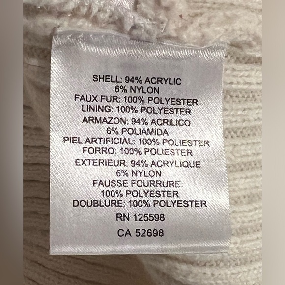 ELLEN TRACY women front zipper beige sweater/size L - Picture 10 of 10